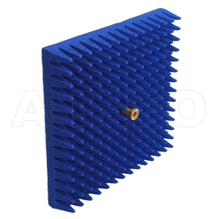 Corrugated Feed Horn Antennas with Waveguide and Coaxial Interface, Dual Linear Polarization, Equipped with Absorber