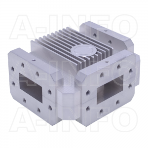 159WCIC-5458-20-500 WR159 Waveguide Circulator 5.4-5.8Ghz with Three Rectangular Waveguide Interfaces 